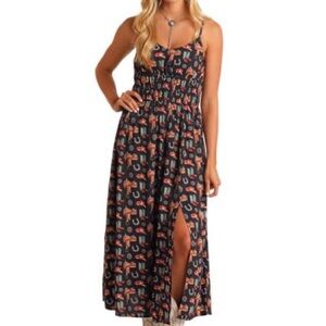 Rock And Roll Womens Midi Dress  Medium